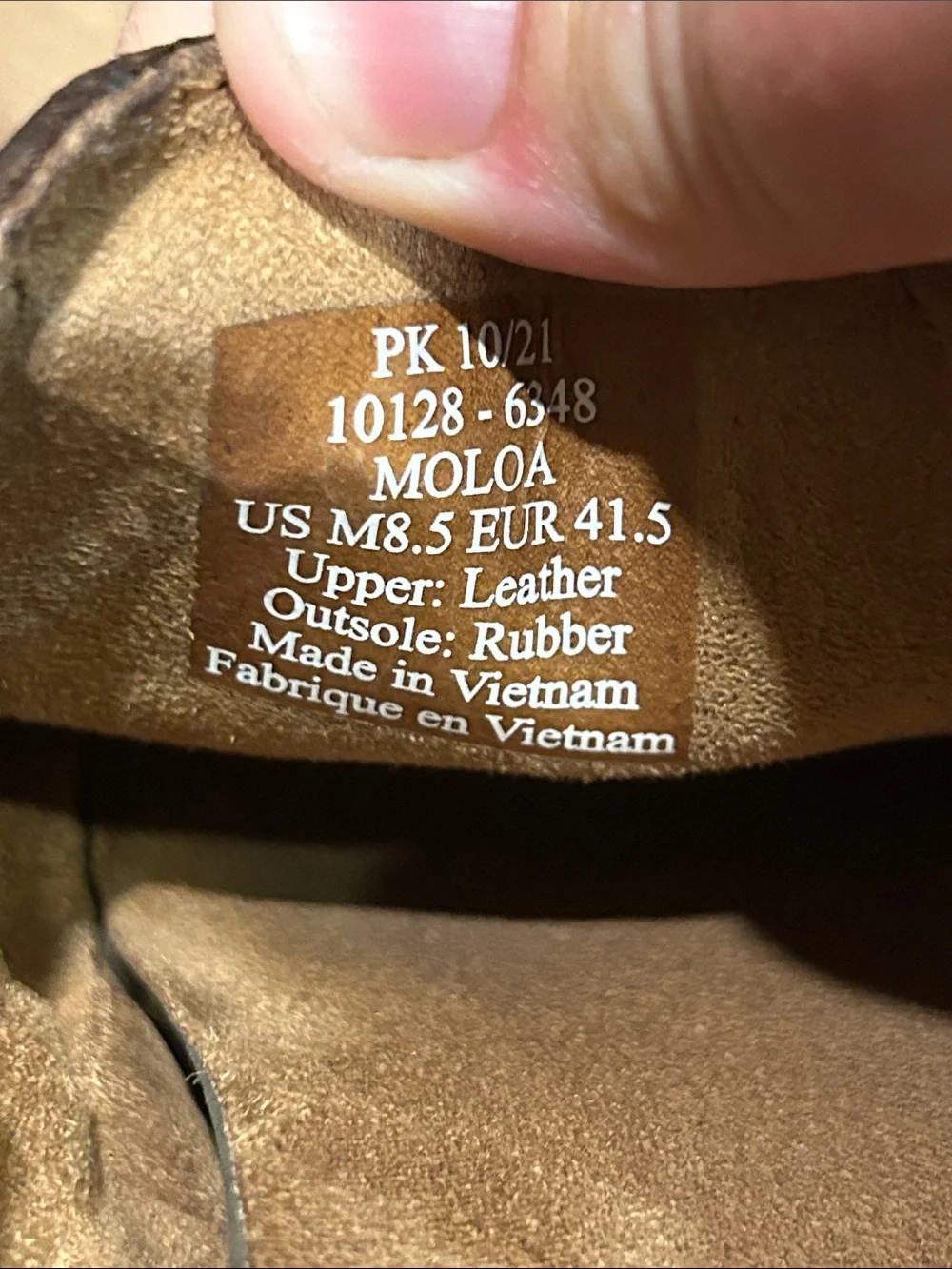 OLUKAI MOLOA SLIP - ON Men’s 8.5 Brown